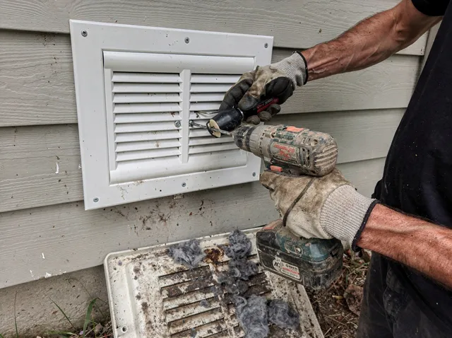 Dryer Vent Cover Replacement in Stamford
