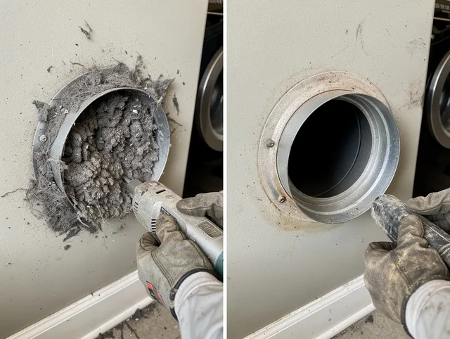 Professional clogged vent cleaning by Stamford Dryer Vent Cleaning in Stamford