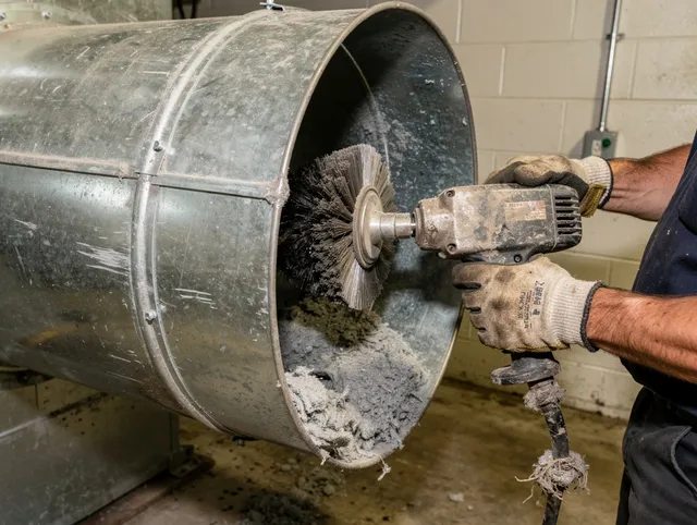 Industrial-grade dryer vent cleaning by Stamford Dryer Vent Cleaning in Stamford